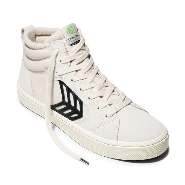 CHAUSSURE HOMME "CATIBA PRO HIGH" VINTAGE WHITE/BLACK LOGO