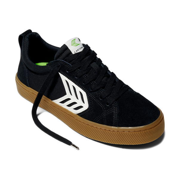 CHAUSSURE HOMME "CATIBA PRO SKATE" BLACK/WHITE LOGO/VINTAGE GUM