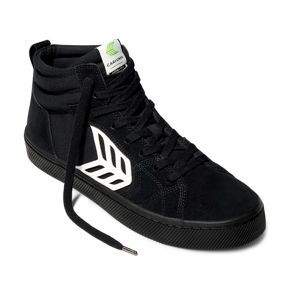 "CATIBA PRO HIGH" MEN'S SHOES ALL BLACK CONTRAST/IVORY LOGO