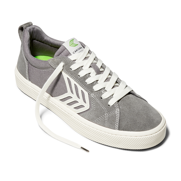 WOMEN'S SHOE "CATIBA PRO SKATE" GRAY CONTRAST/WHITE LOGO