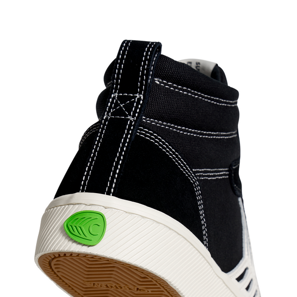 WOMEN'S SHOES "CATIBA PRO HIGH" BLACK CONTRAST/IVORY LOGO