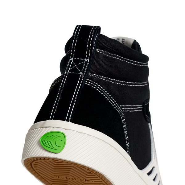 CHAUSSURE HOMME "CATIBA PRO HIGH" BLACK CONTRAST/IVORY LOGO
