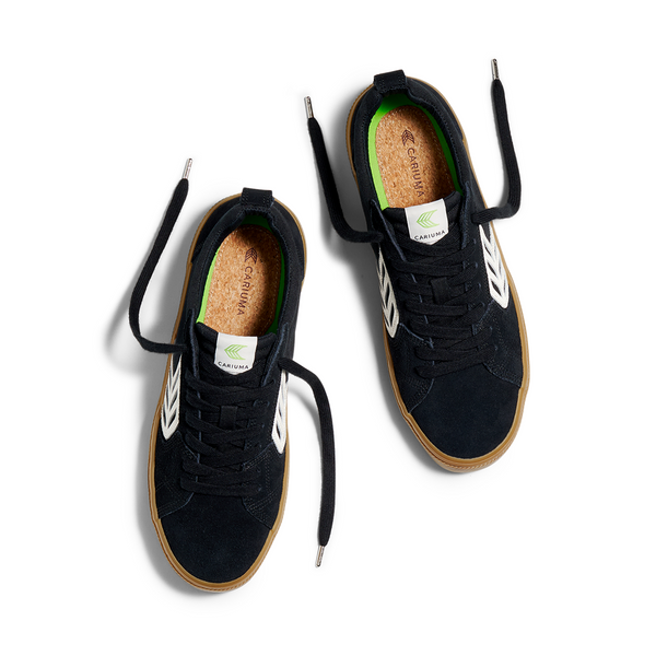 MEN'S SHOES "CATIBA PRO SKATE" BLACK/WHITE LOGO/VINTAGE GUM