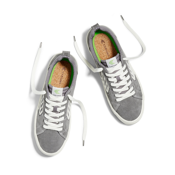 "CATIBA PRO SKATE" MEN'S SHOES GRAY CONTRAST/WHITE LOGO