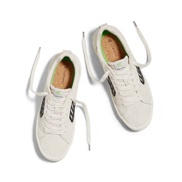 MEN'S SHOES "CATIBA PRO SKATE" VINTAGE WHITE/BLACK LOGO