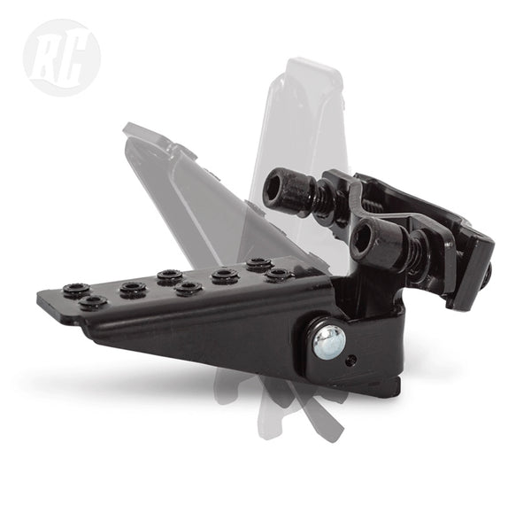 SET OF BLACK HORIZONTAL FOOTRESTS FOR "LIL'BUDDY" ELECTRIC BIKE