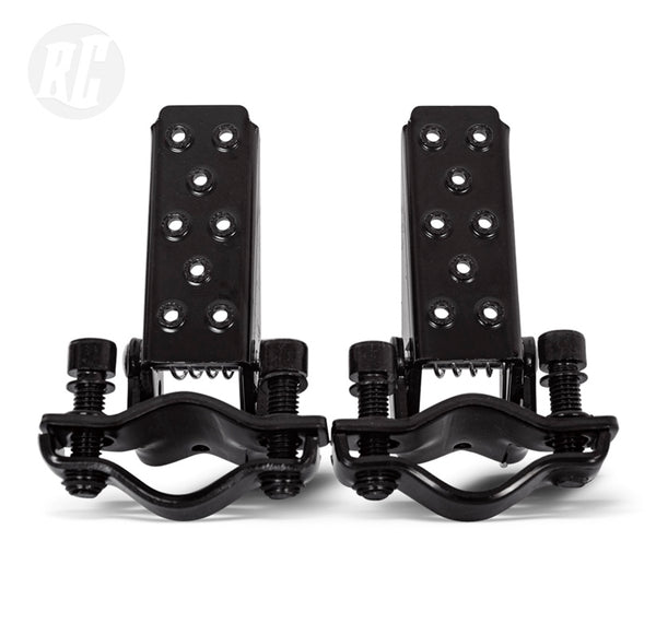 SET OF BLACK HORIZONTAL FOOTPEG FOR "BIGGIE" ELECTRIC BIKE