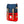Load image into Gallery viewer, rover pack backbag red navy color side view
