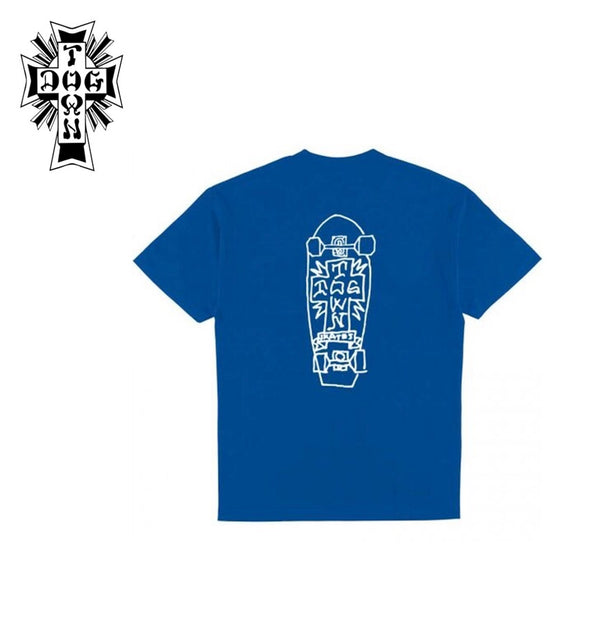 DOGTOWN "SKATE" T-SHIRT - DESIGN BY BY MARK GONZALES - MADE IN USA