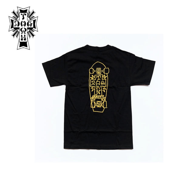 DOGTOWN "SKATE" T-SHIRT - DESIGN BY BY MARK GONZALES - MADE IN USA