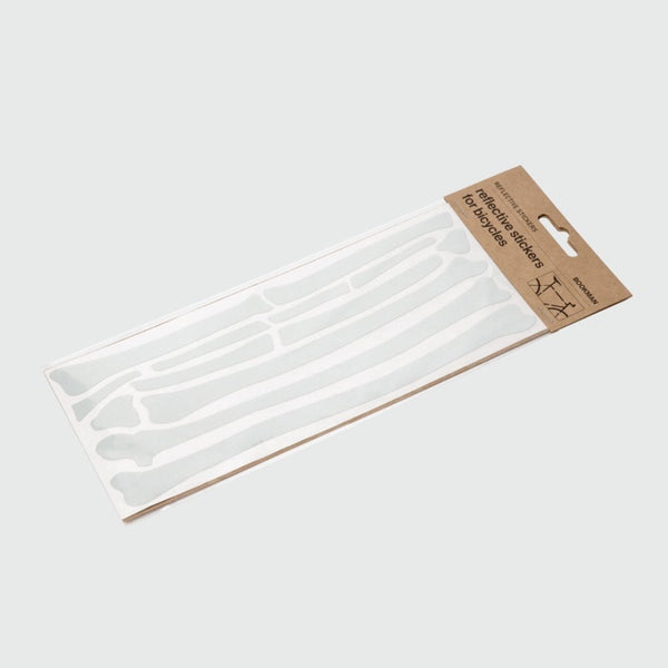 REFLECTIVE BIKE STICKERS KIT - BONES