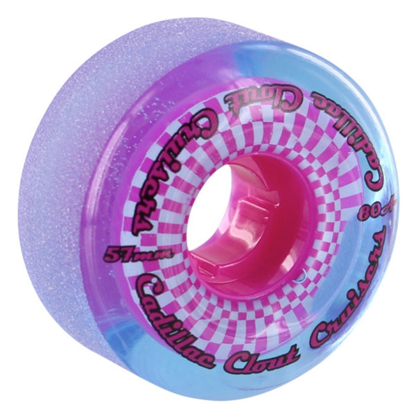 CLOUT CRUISERS 57MM/80A - BLUE/PINK (SET DE 4)