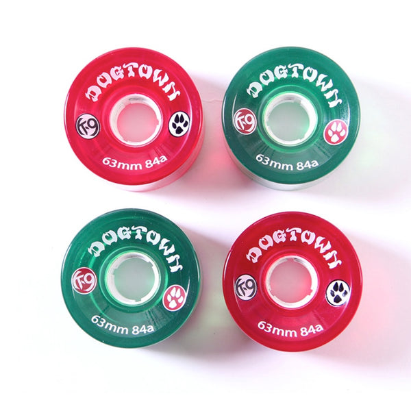 "K-9 CRUISER" 63MM/84A - LIGHT GREEN & LIGHT RED (SET OF 4)