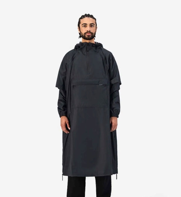 PONCHO - BLACK