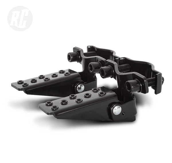 SET OF BLACK HORIZONTAL FOOTRESTS FOR "LIL'BUDDY" ELECTRIC BIKE