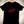 Load image into Gallery viewer, BLACK T-SHIRT - RED &quot;ROUES&quot; LOGO
